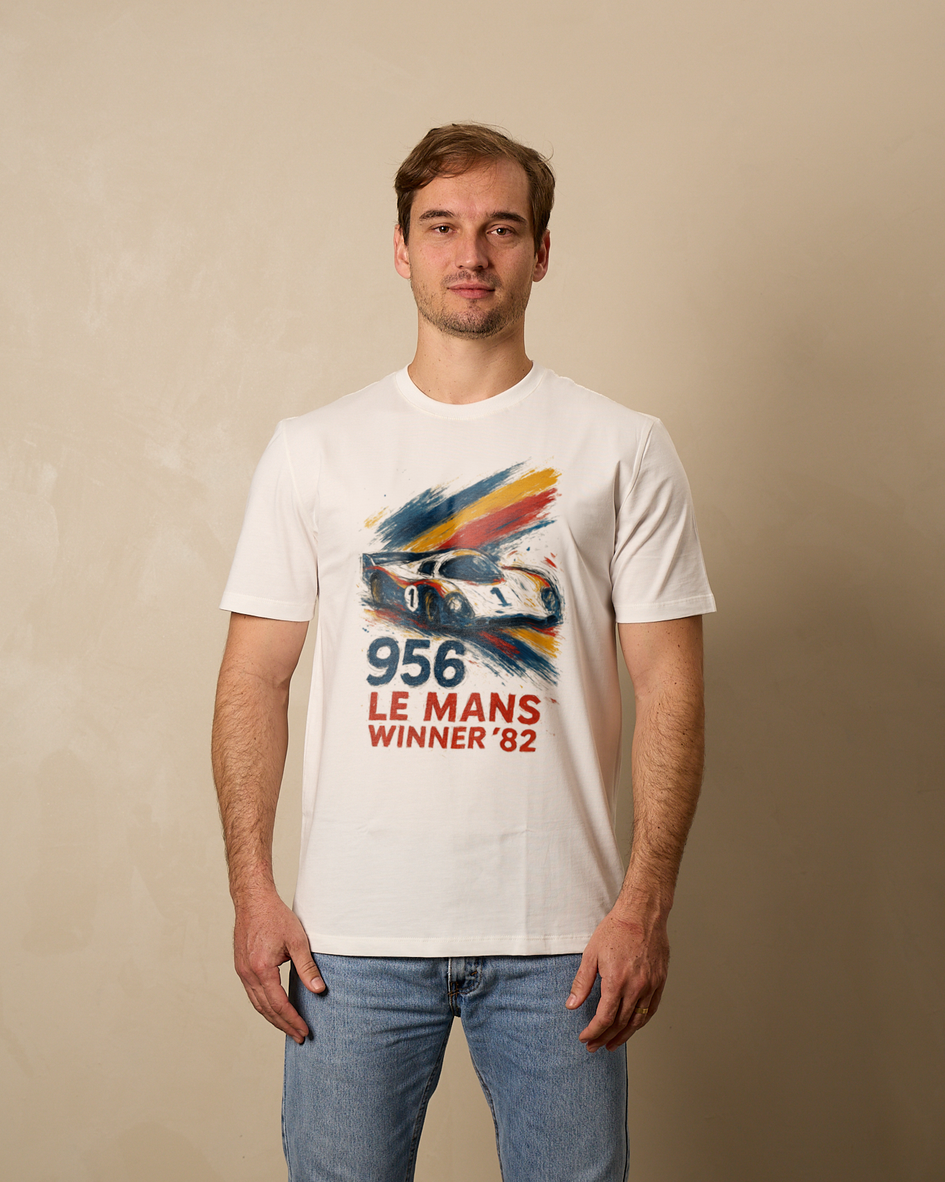 Le Mans Porsche 956 heavyweight t-shirt