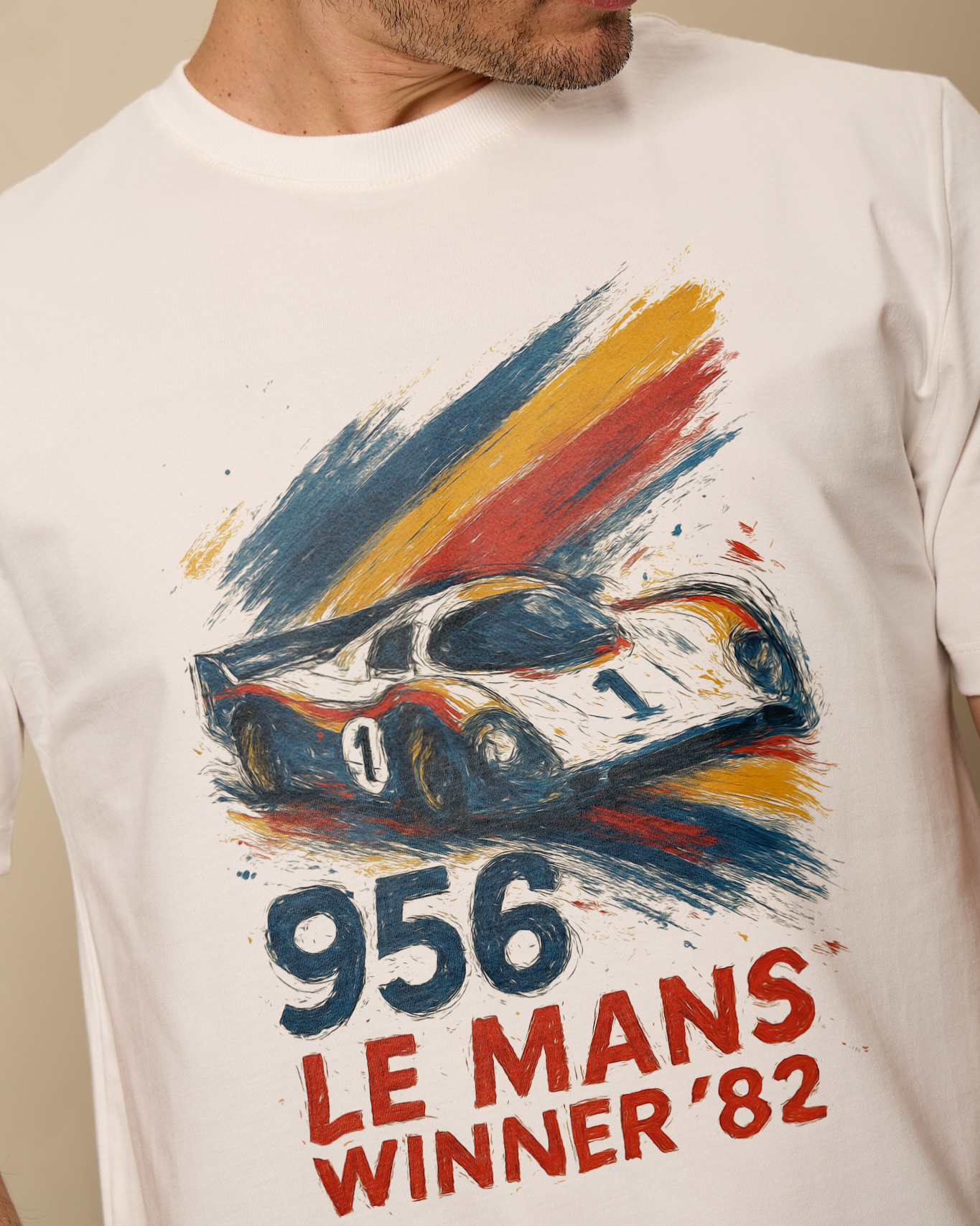 Le Mans Porsche 956 heavyweight t-shirt