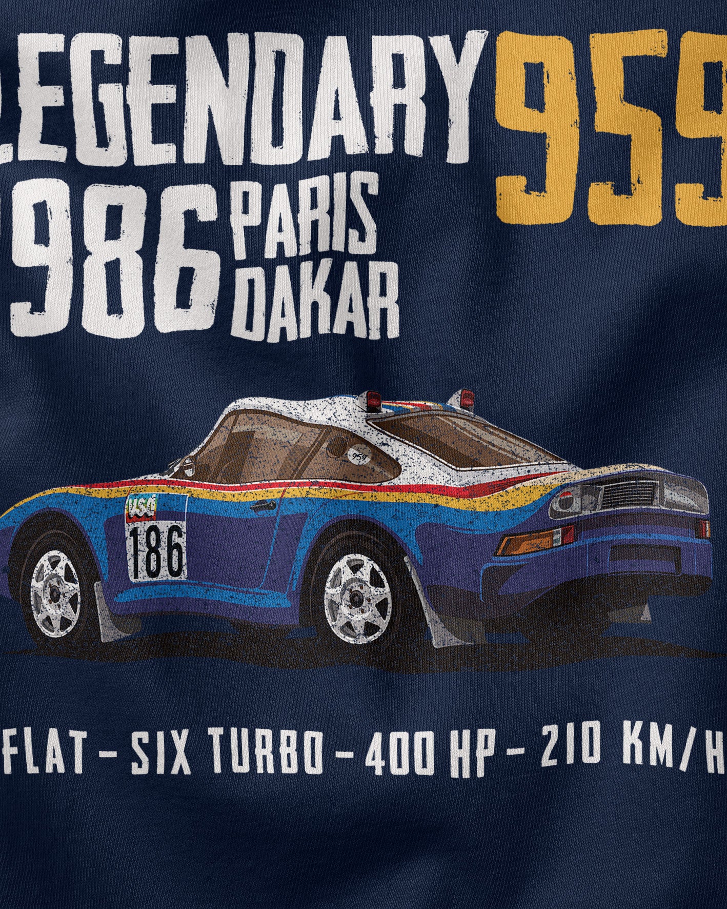 Paris Dakar 959 - 1986 t-shirt