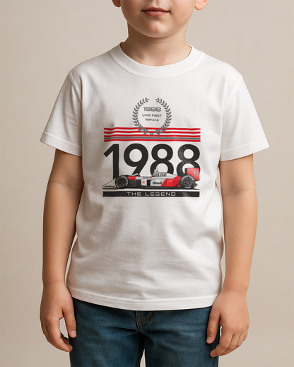 Mclaren MP4/4 1988 Toddler Short Sleeve Tee