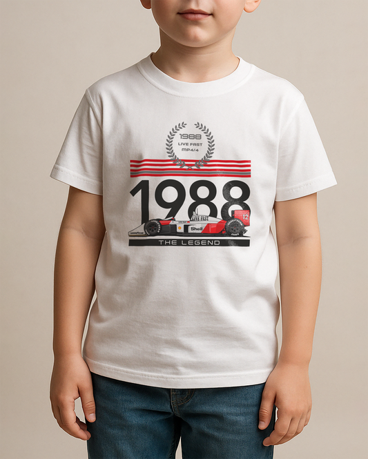 Mclaren MP4/4 1988 Toddler Short Sleeve Tee