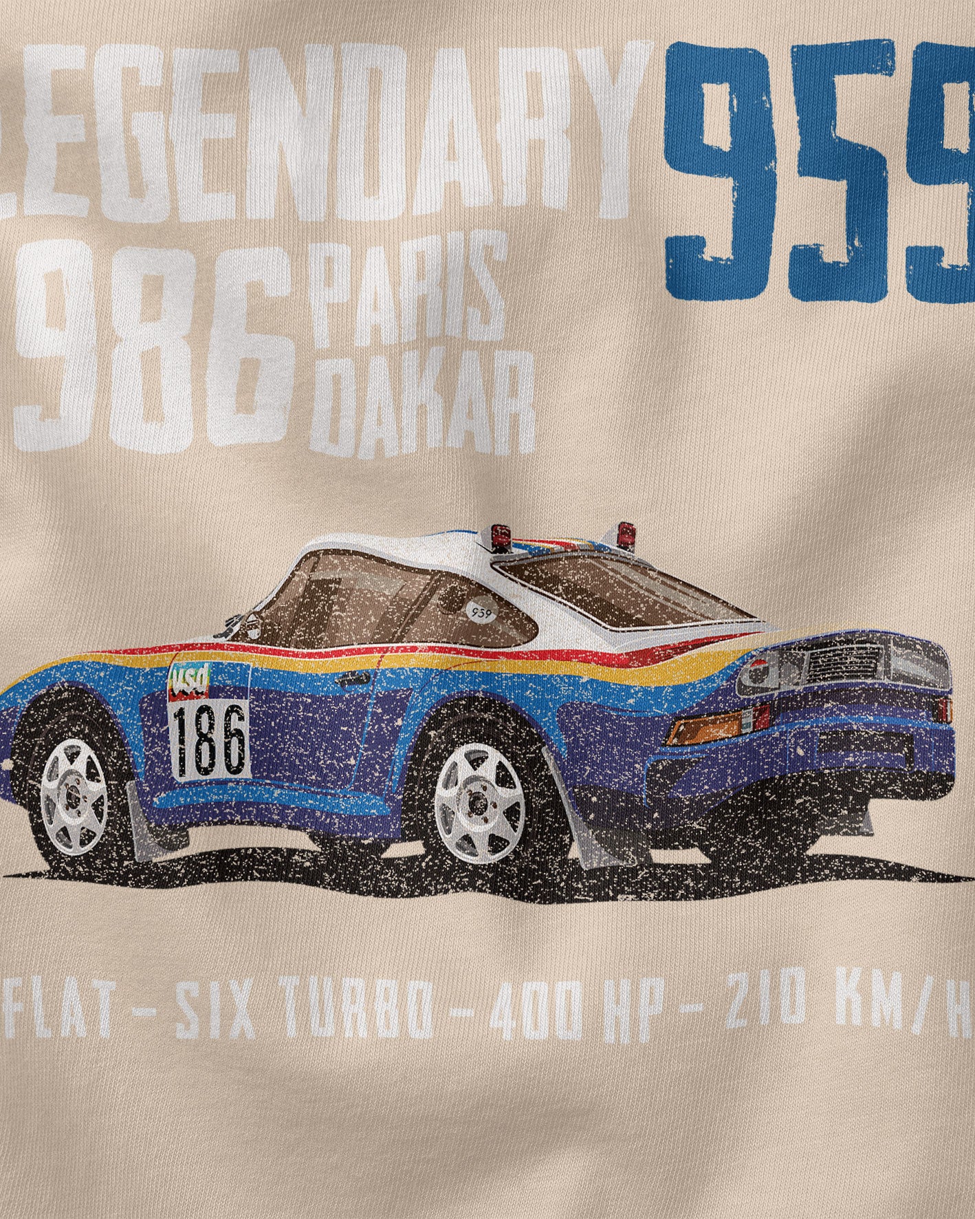 Paris Dakar 959 - 1986 t-shirt