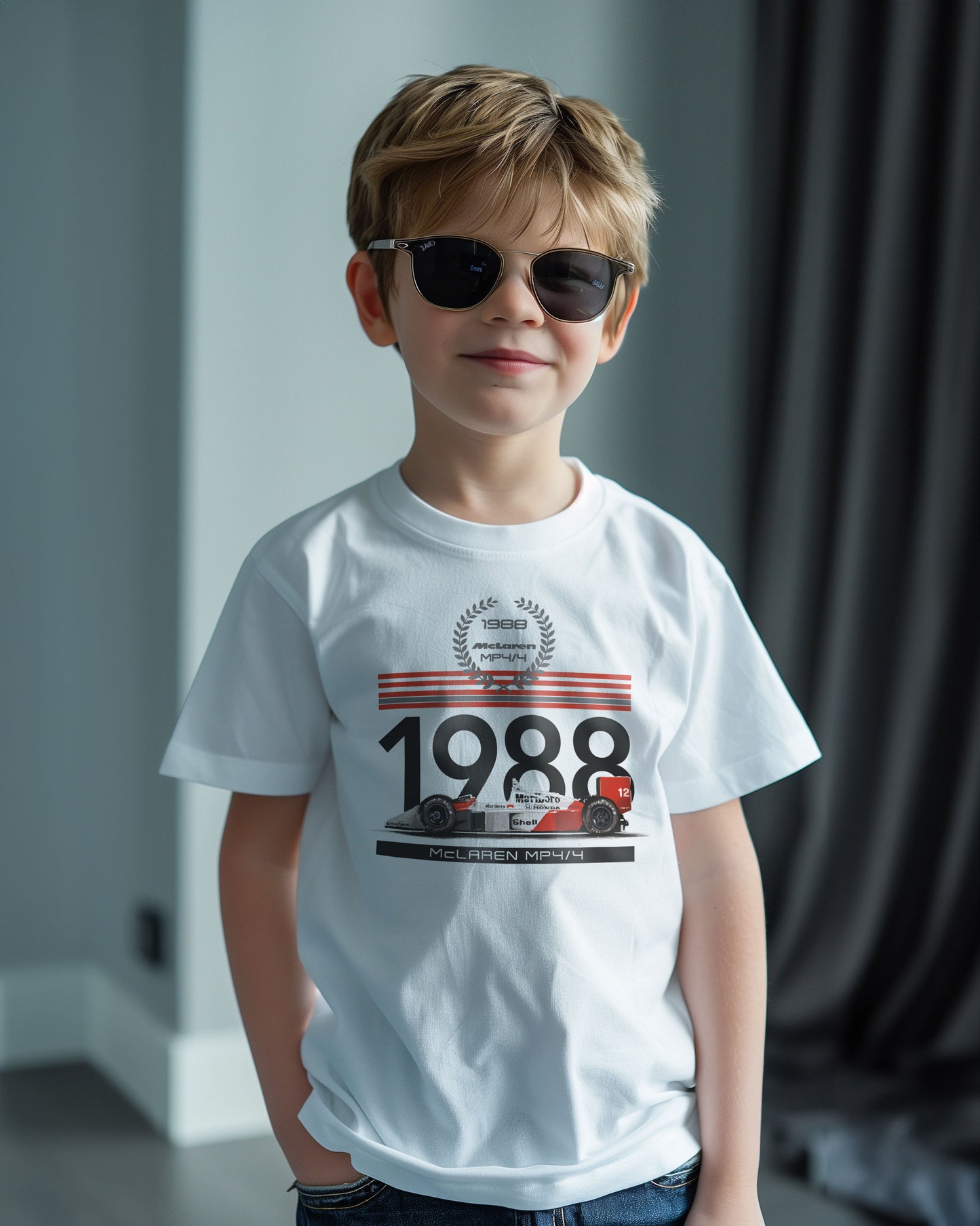 Mclaren MP4/4 1988 Toddler Short Sleeve Tee