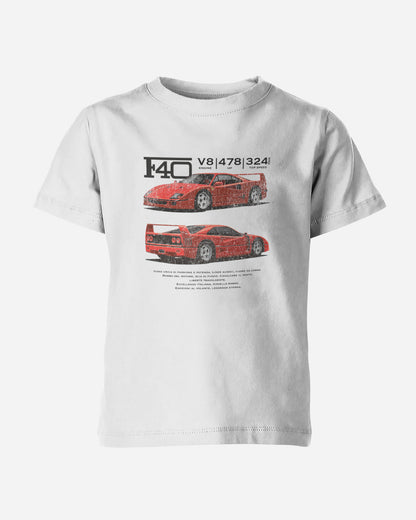 Ferrari F40 Toddler Short Sleeve Tee