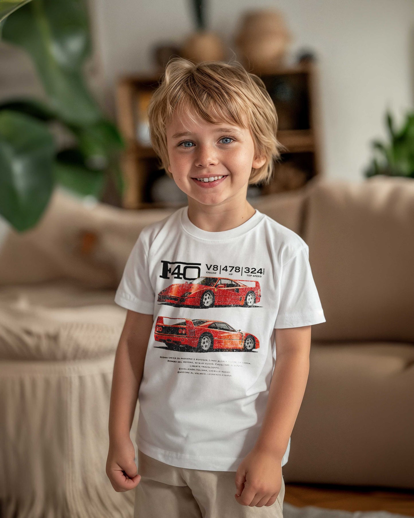 Ferrari F40 Toddler Short Sleeve Tee