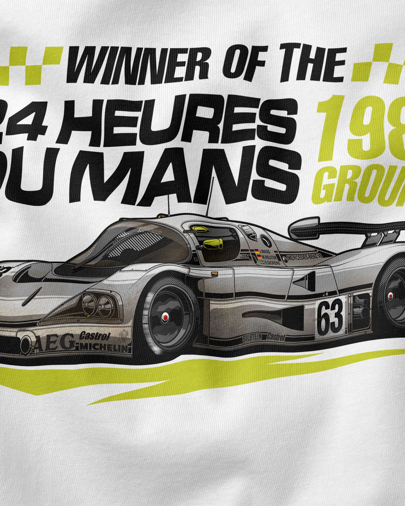 Sauber-Mercedes C9 - Le Mans 1989 Winner t-shirt