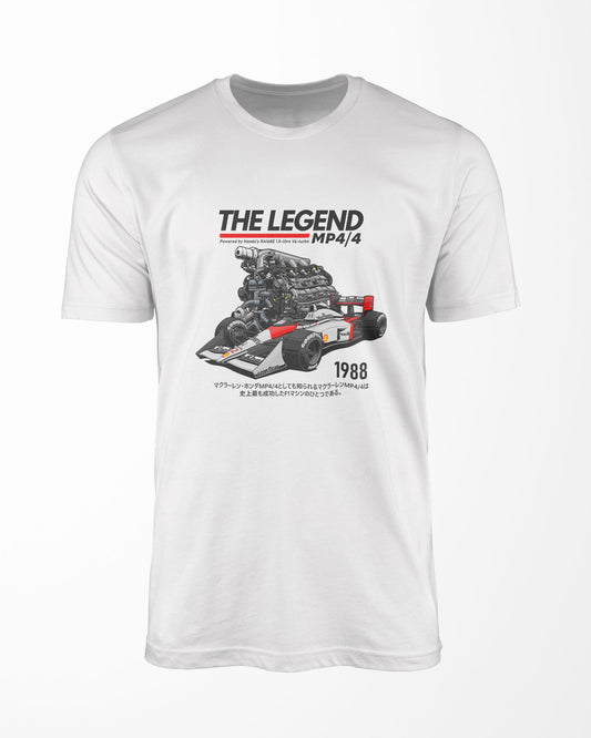 The Legend MP4/4 - 1988 White T-Shirt