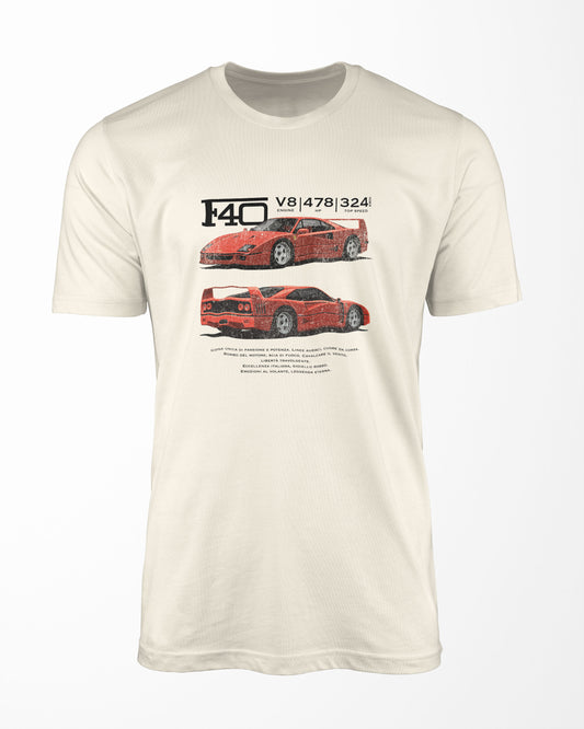 Speed Legacy: F40 Iconic T-Shirt