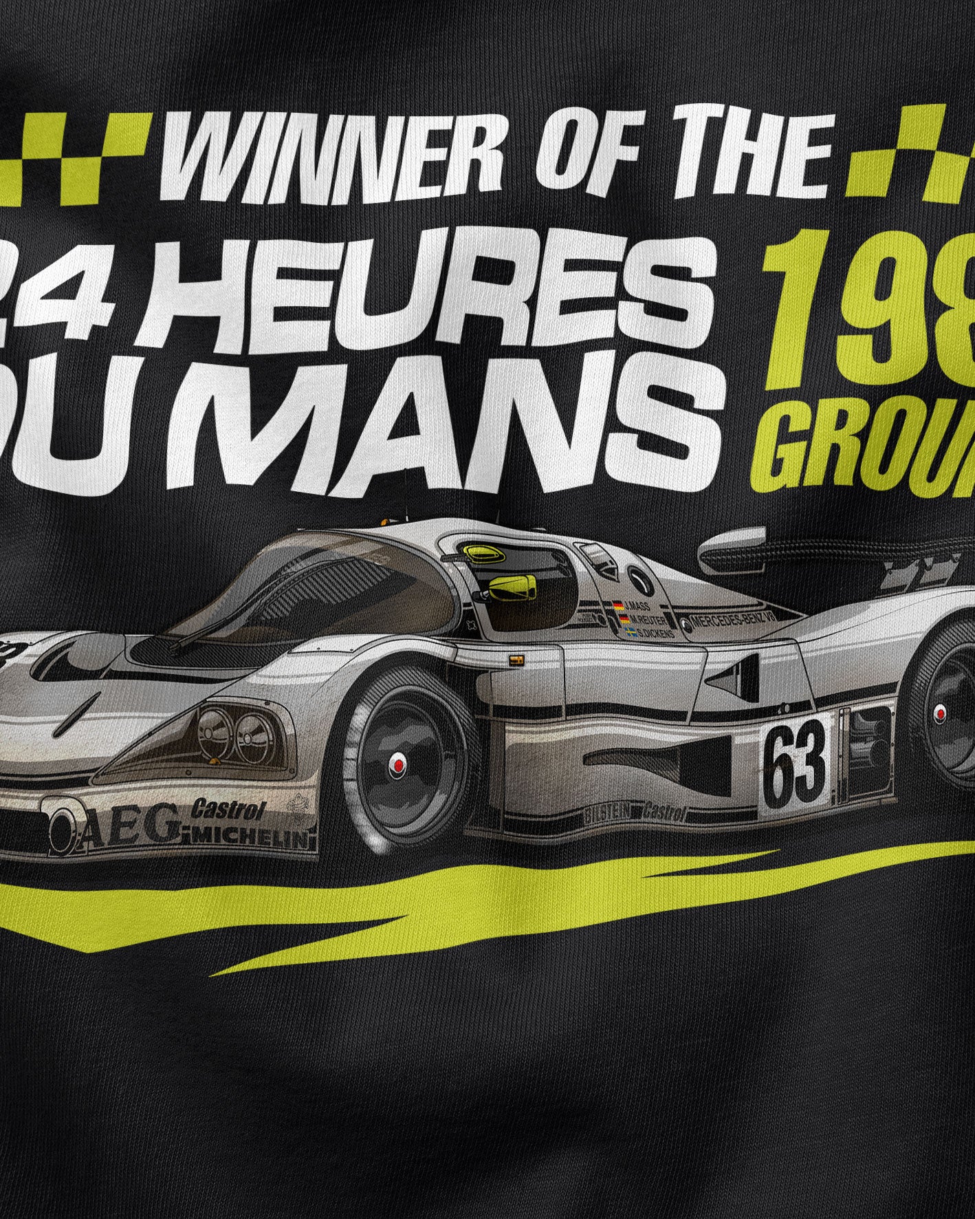 Sauber-Mercedes C9 - Le Mans 1989 Winner t-shirt