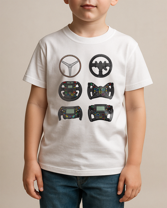 Historic Steering Wheels Toddler Short Sleeve Tee