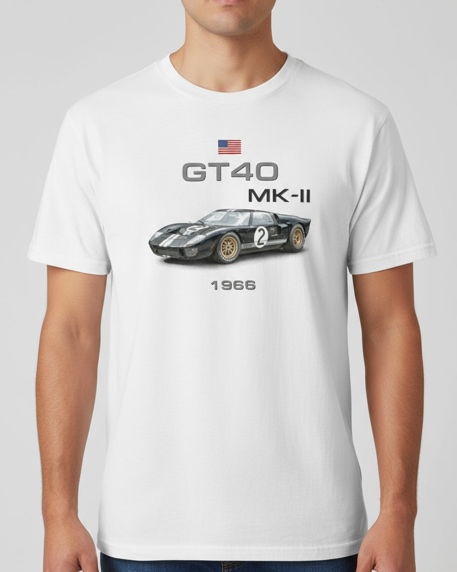 Ford GT40 MK-2 heavyweight t-shirt